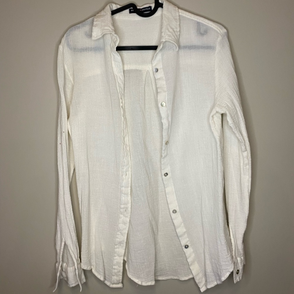 Brandy Melville off white/ cream button down